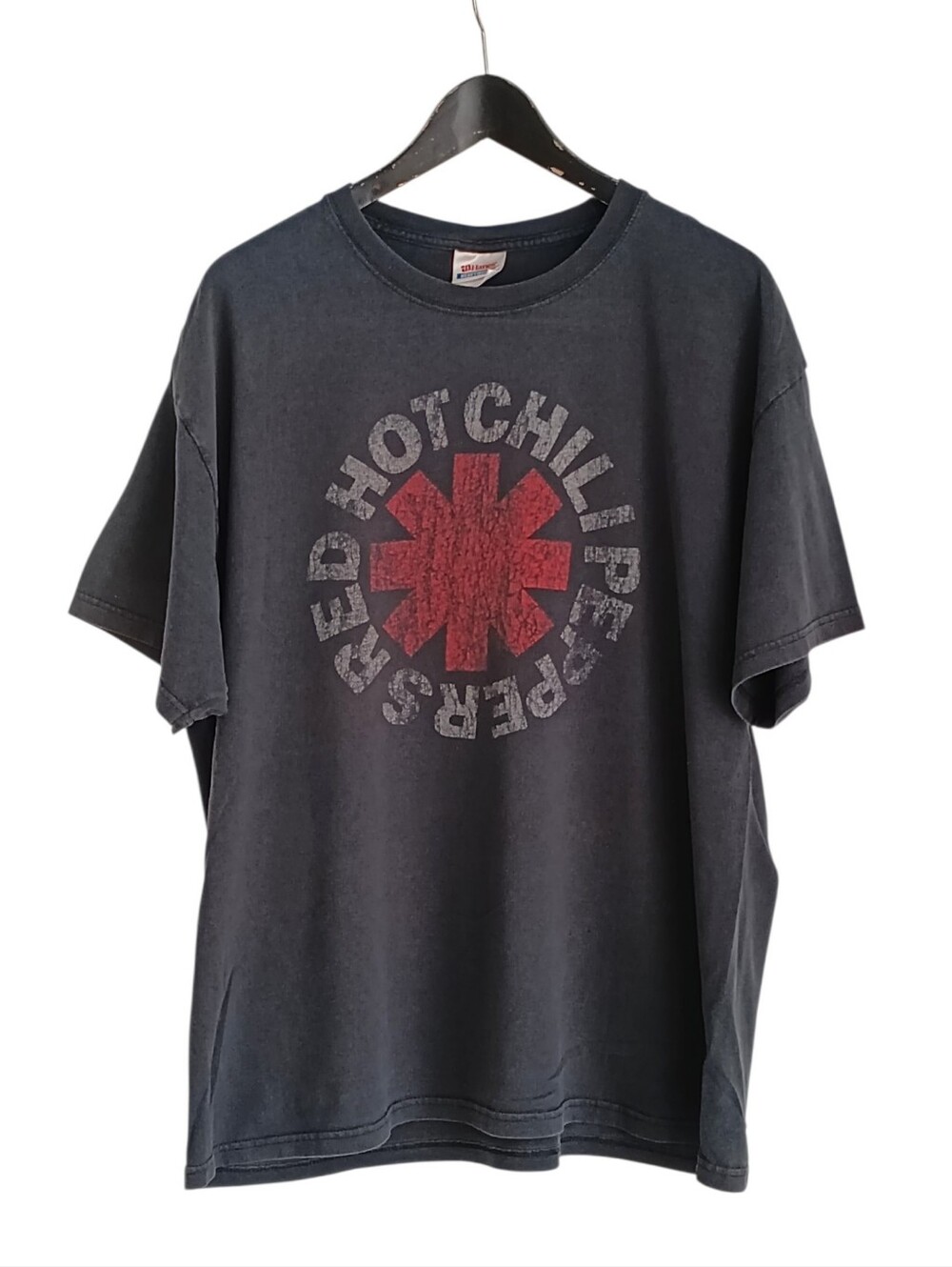 VTG Y2K Red Hot Chili Peppers Band Tee Black Hanes Heavyweight XL